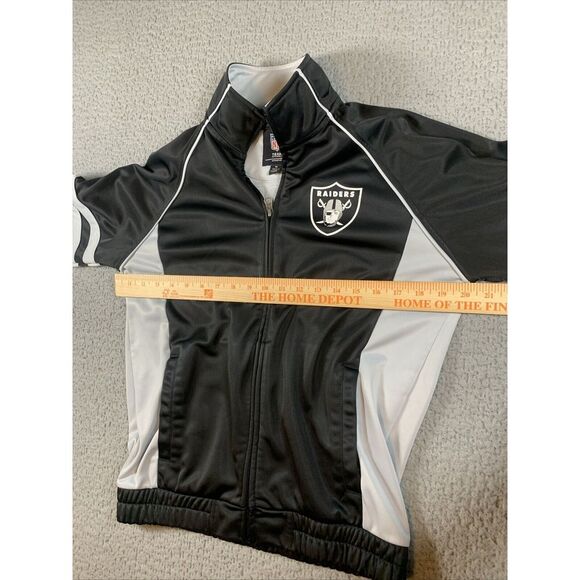 NFL Team Apparel Las Vegas Raiders Hoodie Jacket Womens M GIII Performance - Picture 3 of 7